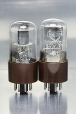 2x Mullard ECC33 Valves Tubes 1958 Fat Base Eq ECC32 B65 6SN7GT CV181 13D2