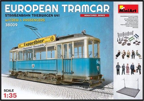 European tram model - tram, kit