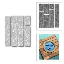 Wooden Board Plank Border