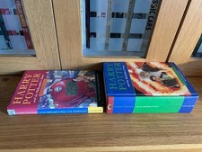 Harry Potter & The Philosopher's Stone & The Half-Blood Prince First Editions x2