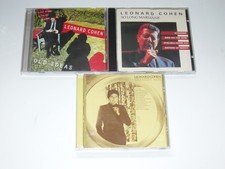 3 LEONARD COHEN CDs - OLD