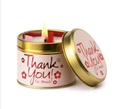 Lily flame thank you candle - flame, 'thank