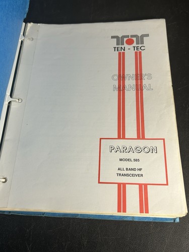 Tentec 585 paragon - tentec,