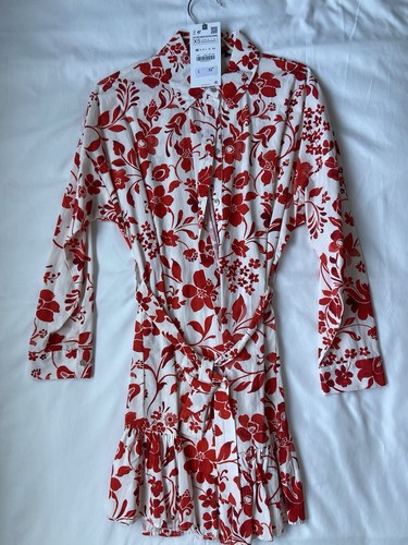 Red zara dress - red,