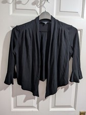 Collection Debenhams Women's Viscose Shrug Black, size 10