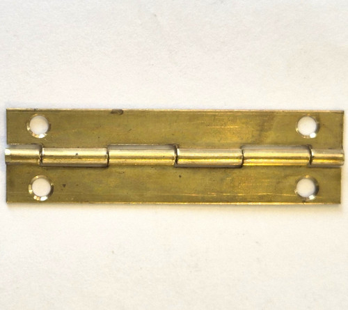 Small solid narrow brass butt