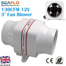 SEAFLO 3" 12V In Line Blower