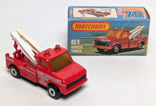 Wreck truck matchbox 75 - wreck, |