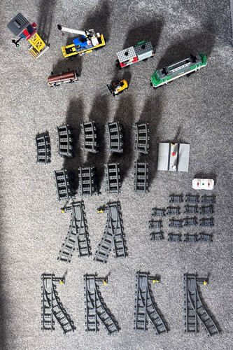Lego city cargo train with - cargo,