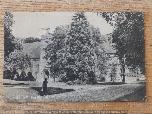 Hatfield park the old palace - old,