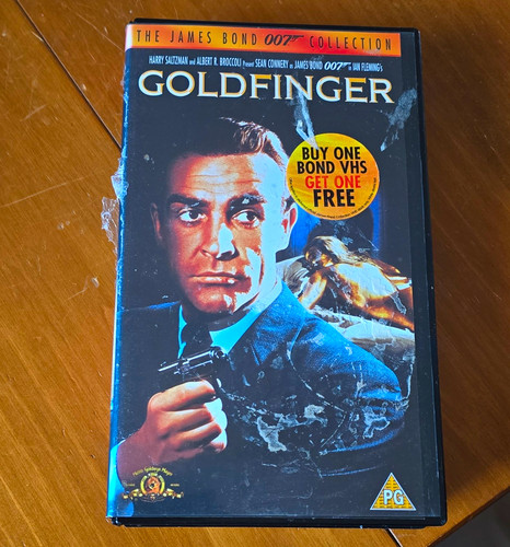 Goldfinger vhs the james - goldfinger,