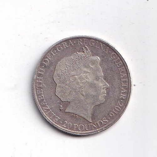 Gibraltar pounds elizabeth - gibraltar, 20