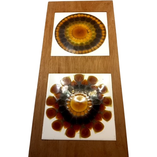 Retro wall hanging tile art - hanging,