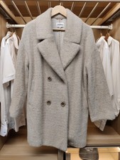 NICOLE FARHI COAT UK 10 BEIGE