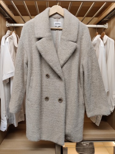 Nicole farhi coat beige - coat, uk