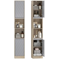 Homcom narrow bathroom storage - bathroom,