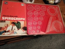-COLLECTIBLE DENYS FISHER VINTAGE SPIROGRAPH ORIGINAL 1960s set.