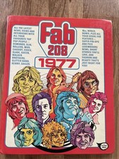 Vintage Fab 208 Annual 1977 Pop Music David Essex Queen Osmonds 70s Bay Rollers