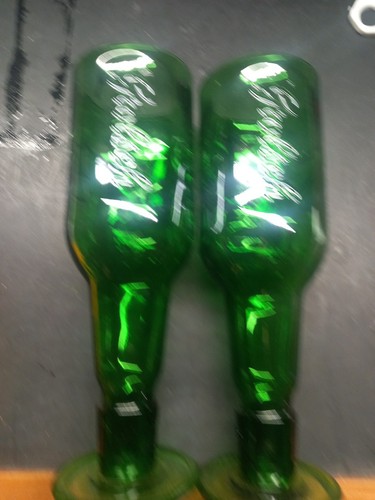 Pair vintage grolsch green - vintage,