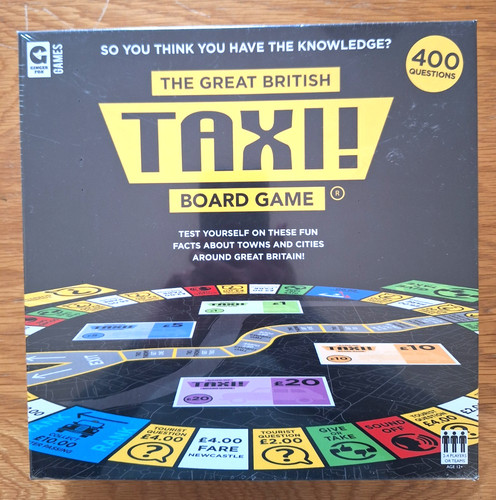 Great british taxi board game - board,