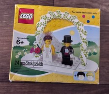LEGO 853340 Bride & Groom Minifigures Table/Cake Topper Wedding Favour New