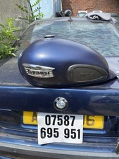 Triumph Bonneville Scrambler 900 2006-2017 Petrol Tank In Matt Pacific Blue.