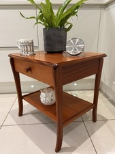 Vintage Lamp/Bedside Table With Drawer 1960’s MCM By White & Newton England VGC