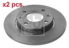 X2 PCS FRONT / REAR BRAKE DISC