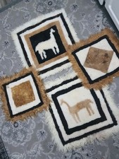 Alpaca Fur Square Rugs