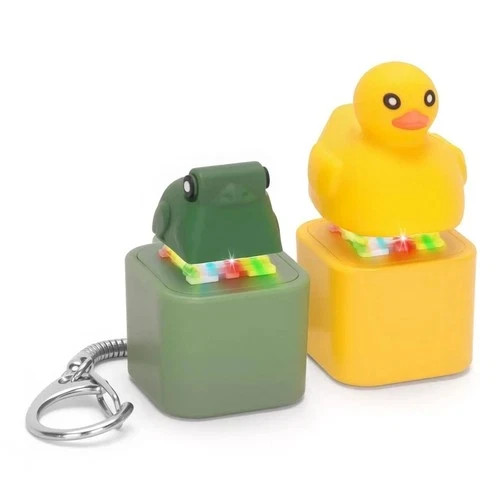 Key button frog - frog, croaking