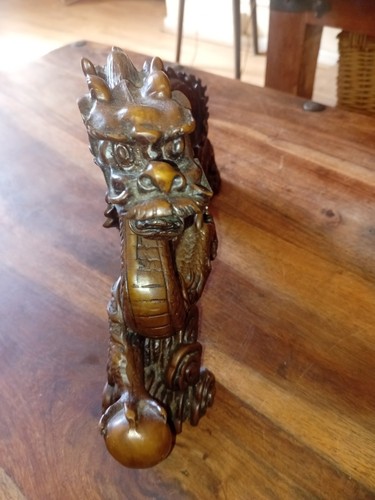 Large chinese dragon figurine - chinese,