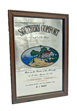 Vintage Southern Comfort Advertising AD Mirror 87.7 (H29.5cm x L20.5cm) E11 G135