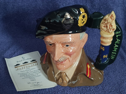 Cert royal doulton toby - w/cert, jug