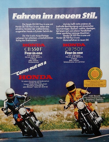 1977 honda 550 - 1977, f-750