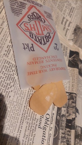Ww2 smiths crisp packet home - crisp,