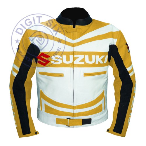 Suzuki leather jacket mens - suzuki,