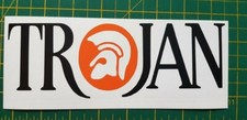 Trojan colour Wording MOD SKA Skinhead Soul 2 Tone Vinyl Decal Sticker Scooter 