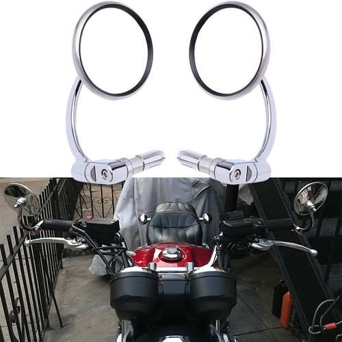 Chrome motorcycle bar - 2x,