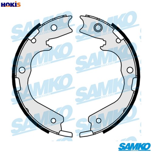 Brake shoe set - parking,
