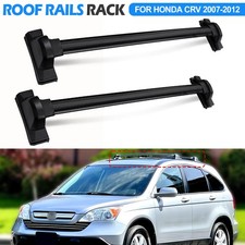 ALUMINUM ROOF RACK RAILS CROSS BARS LUGGAGE CARRIER FOR HONDA CRV MK3 2007-2012