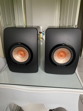 KEF LS50 Speakers 50th Anniversary Edition Piano Black