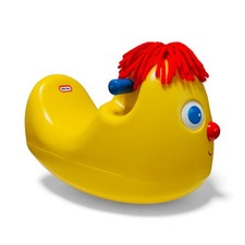 Little Tikes Ollie Rocker Yellow Banana Ride on with Bell Chime, Vintage