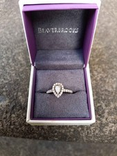 Platinum Diamond Pear Shaped