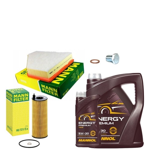 5w30 air oil mann filters - 6l,