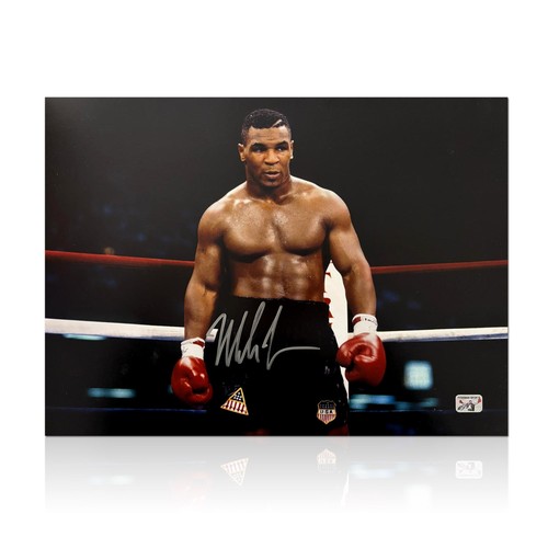 Mike tyson signed - signed, boxing