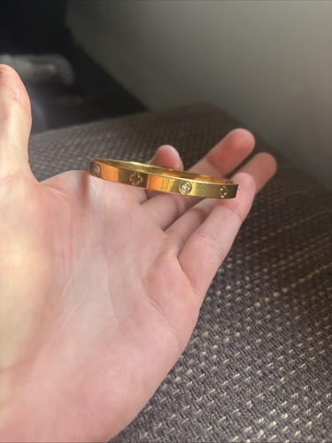 Van cleaf golden bracelet - cleaf, real