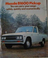 Mazda B1600 Pickup 1973 Large Format Original UK Sales Brochure