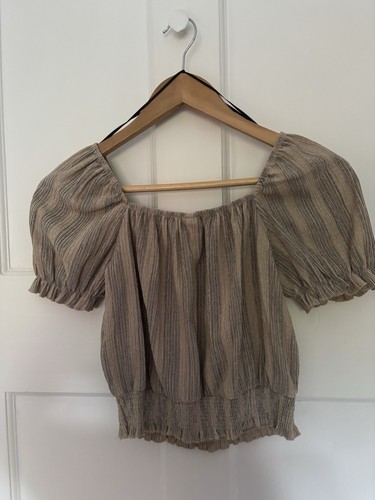 Ladies beige cheesecloth - beige,