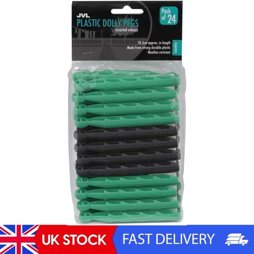 Plastic dolly clothes pegs - clothes,
