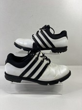 Adidas Z-Traxion Men's Black & White Golf Shoes UK Size 9 Vintage
